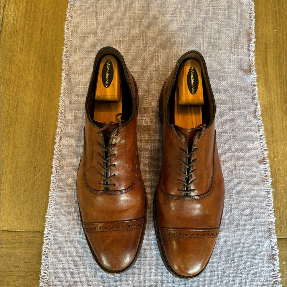 Allen Edmonds Fifth Avenue Cap-toe Oxford Size 12.5 Men’s Dress Shoes